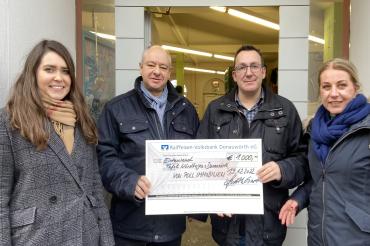 v.l.: Isabella Scher, Martin Schröppel, Branko Schäpers, Judith Ernst.