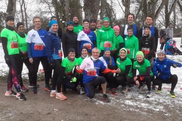 Die Nördlinger Mannschaft auf dem 20. Dinkelsbühler Stadtlauf.