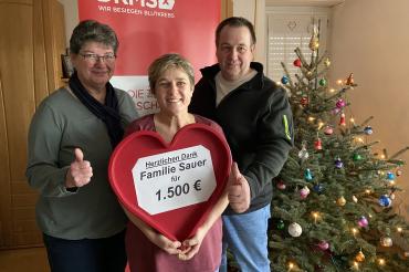 Familie Sauer Spende DKMS 