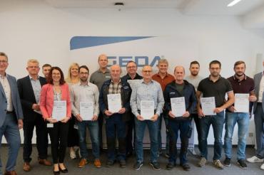 20 Jubilare blicken auf insgesamt 275 Betriebsjahre zurück