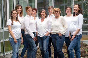 Die Hebammen an der Klinik Donauwörth.