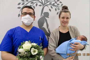 Neujahrsbaby Leon Sigl 