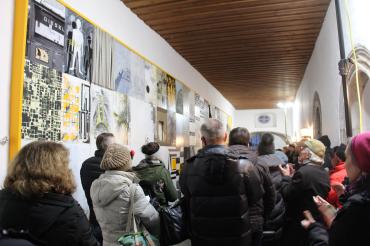 Archivbild von der Eröffnung des künstlerisch gestalteten Durchgangs 2019.