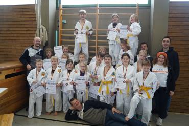 Die Nachwuchsjudokas des TSV Wemding wurden als erfolgreichste Mannschaft ausgezeichnet.