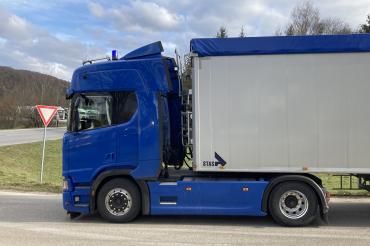 Rasender „Polizei-Lkw“