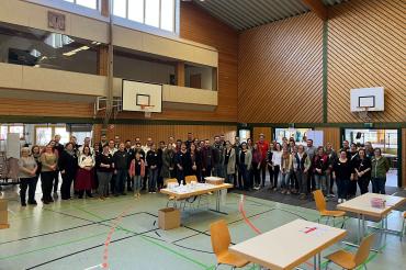 Das Helferteam der DKMS-Typisierungsaktion für Ida ist überwältigt von der Hilfsbereitschaft.