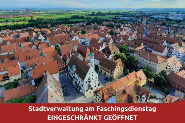 Stadtverwaltung eingeschränkt geöffnet 