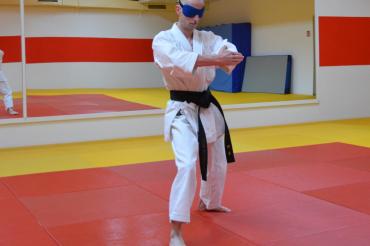 Im Bild: Karateka Rene Steinhübel vom TSV Wemding