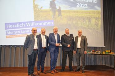 Im Bild ist die Agrarveranstaltung zu sehen