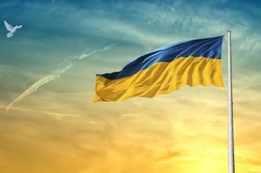 Ukraine-Flagge