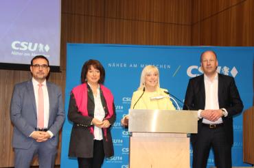 CSU Schwaben, Listenaufstellung Klaus Holetschek, Maria Rita Zinnecker, Carolina Trautner, Martin Sailer