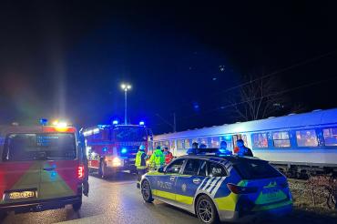 Polizeieinsatz am Bahngleis