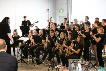 Die Bigband der Nördlinger Realschule Maria Stern.