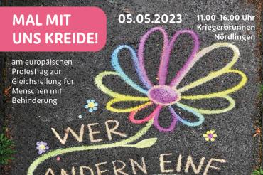 Straßenmalkreide-Aktion