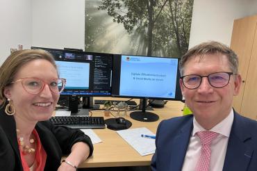 Am 23. Februar informierte der Landkreis Donau Ries Ehrenamtliche zum Thema „Digitale Öffentlichkeitsarbeit & Social Media im Verein“.