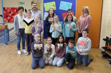 Stolze 500 Euro kamen bei der Aktion der Sebastian-Franck-Grundschule zusammen.