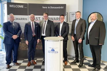 Alexander Fischer, Dr. Fabian Mehring, Michael Bosse, Jürgen Sorré, Bernhard Strasser und Thomas Schröttle bei Telemeter Electronic.