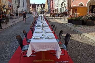 Weißes Picknick in der Reichsstraße 2022