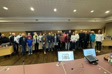 Container- und Umweltpaten beim Treffen im Landratsamt.