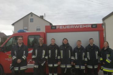 Das Bild zeigt Daniel Rasser, Thorsten Loi, Jonas Löfflad, Matthias Rappl, Bastian Straß, Dominik Gröninger, Belinda Strauß 