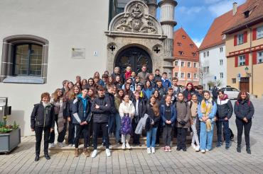 Am THG waren die Austauschschüler aus Riom zu Gast. 
