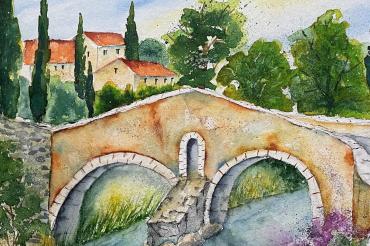 Aquarell von Petra Gierak.