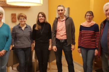 v.l.: Dr. med. Susanne Gabler (Beisitzerin), Sigrun Wagner (Schatzmeisterin), Solveig Krämer (stellv. Vorsitzende), Uwe Beierlein (Vorsitzender), Gabi Schröppel (Schriftführerin), Gernot Schumann (Beisitzer).