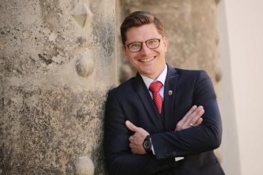 Oberbürgermeister David Wittner lädt anlässlich der Hälfte seiner Amtszeit zur persönlichen Rathausführung ein. 