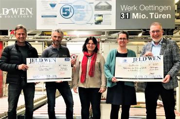 Das Bild zeigt von links: Thomas Schürer, Martin Oberman, Gertrud König, Birgit Wolfermann und Wolfgang Oswald.