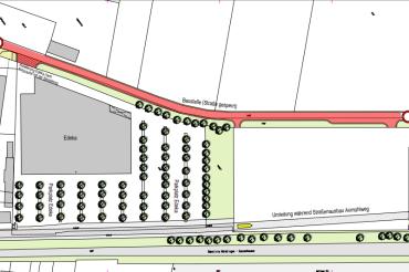 Straßenausbau Aumühlweg Nördlingen - Umleitung - Mai 2023