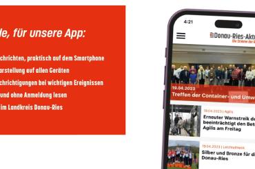 Bestens informiert mit der neuen App von Donau-Ries-Aktuell. 