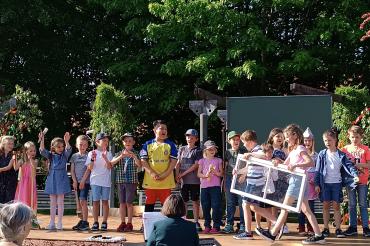 Klasse 1/2b der Alerheimer Grundschule. 