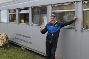 Paul Reichstein lebt auf nur 30 Quadratmetern.