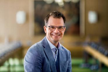 Das Bild zeigt Oberbürgermeister Jürgen Sorré 