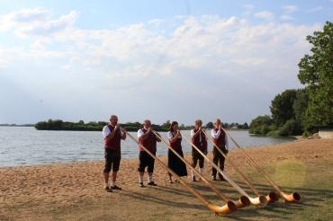 Seenland Alphornbläser Oettinger Musiktage 2023.