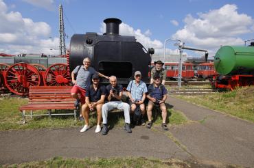 Exkursion der Harburger Fotofreunde zum Eisenbahnmuseum in Nördlingen 