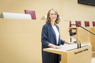 Hier sieht man die Grünen-Politikerin Eva Lettenbauer.