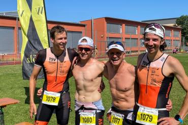 V.l.: Markus Stang, Thomas Braun, Leonhard Wiedemann und Lukas Berger.