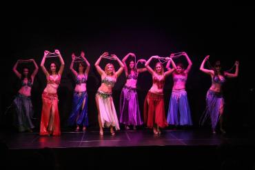 Bauchtanzjubiläum im B+ Zentrum.