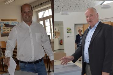 Das Bild zeigt die Bürgermeisterkandidaten.