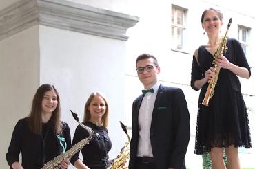 Saxophonquartett Sax Ventura aus Nördlingen.
