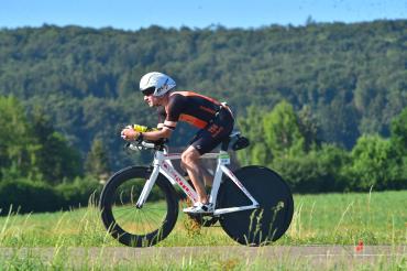 Tobias Ullrich auf der Radstrecke.