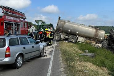 Das Bild zeigt den Unfallort