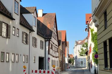Straßensperrung Herrengasse Nördlingen