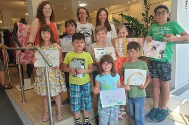 Teilnehmer des Malwettbewerbs