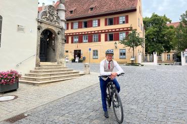 Stadtradeln mit OB David Wittner