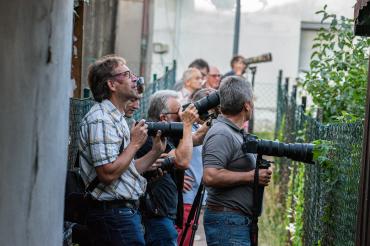 Die Harburger Fotofreunde bei der Fotorallye in Oettingen.