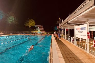 Abendstimmung Intersport Freibad