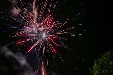 Bild vom Feuerwerk