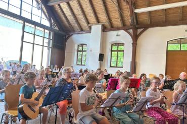 Abschlusskonzert an der Rieser Musikschule im Ochsenzwinger.